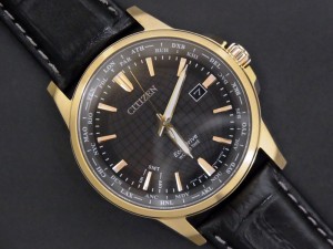 【未使用 S品】【海外モデル】 シチズン ワールドタイム エコ・ドライブ ブラック メンズ BX1008-12E 腕時計