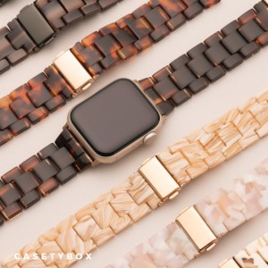 【工具付き】 アップルウォッチ バンド apple watch バンド レディース 樹脂 大理石 べっ甲 マーブル おしゃれ かわいい くすみカラー se