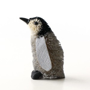 たわし アニマル ペンギン 置物 オブジェ おしゃれ かわいい 小さい 動物 ヤシ エスニック 雑貨 たわし アニマル ペンギン S