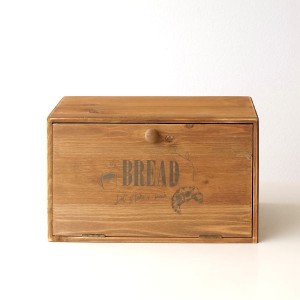 ブレッドケース 木製 ウッド パンケース おしゃれ 北欧 ストッカー 収納 保存ケース 食パン マグネット式 ウッドブレッドケース BR