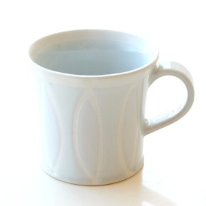 マグカップ ホワイト 白 陶器 日本製 おしゃれ 北欧 瀬戸焼 コーヒーカップ シンプル モダン Reiホワイトマグ