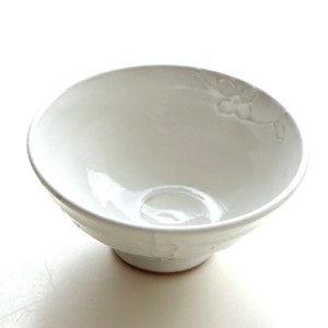 お茶碗 ご飯茶碗 おしゃれ 陶器 日本製 瀬戸焼 かわいい 和食器 焼き物 飯碗 ご飯茶わん 花の木粉引茶碗