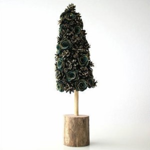 クリスマスツリー オブジェ 置物 飾り クリスマス雑貨 クリスマス飾り クリスマスオブジェ キラキラグリーンツリー