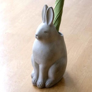 傘立て うさぎ ウサギ おしゃれ 傘入れ アンブレラスタンド かわいい アンティーク調 おすわりRabbitの傘立て