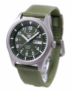 セイコー SEIKO 5 SPORTS 腕時計【日本製】 海外モデル 自動巻き ミリタリー グリーン SNZG09J1 メンズ [逆輸入品]