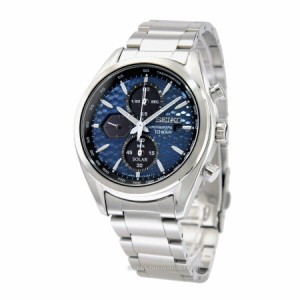 セイコー SEIKO 腕時計 ソーラー マッキナ スポルティーバ クロノグラフ 海外モデル ブルー SSC801P1 メンズ (逆輸入品)
