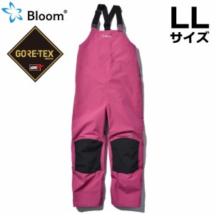 Bloom ブルーム サロペット (ゴアテックス使用) LLサイズ マゼンタ ボトムス 前かけ レインウェア 作業着 合羽 防水・防風・伸縮