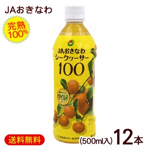 シークワーサー100 マイルド 500ml×12本　/果汁100％ JAおきなわ 完熟シークワーサージュース 原液