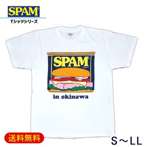 SPAMスパム Tシャツ（缶詰 in okinawa）　/スパム缶 Tシャツ 沖縄お土産【M便】