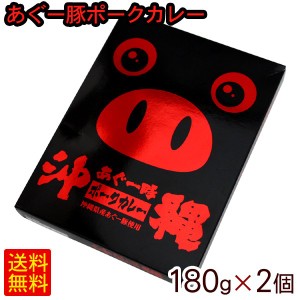 沖縄あぐー豚ポークカレー 180g×2個（2人前） 【M便】ポイント消化