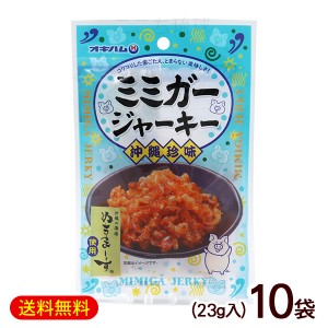 ミミガージャーキーN　23g×10袋　/ぬちまーす使用 豚耳皮 おつまみ 珍味 沖縄お土産 オキハム【M便】