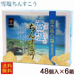 雪塩ちんすこう 48個入×6箱　/沖縄お土産 お菓子 南風堂