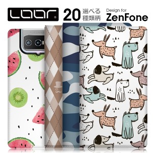 LOOF Selfee スマホケース 手帳型 手帳型スマホケース ケース Zenfone9 Zenfone8 8 Flip 7 Pro 6 Max M2 猫 犬 ベルトなし カード収納 M1