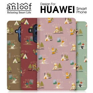 anloof HUAWEI Mate 10 lite pro ケース 手帳型 Mate 20 lite pro カバー ファーウェイ スマホケース プリント オリジナル カード収納 ス