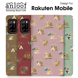 anloof Rakuten BIG s 手帳型 ベルト無し ケース 右利き ブック型ケース 財布型 カバー シンプル 軽量 手帳型カバー 手帳型ケース カード