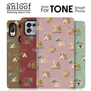 anloof TONE e22 e21 e19 e20 手帳型ケース トーン モバイル ケース イージュウキュウ 手帳型 カバー スマホケース キャンプ 薄い ベルト