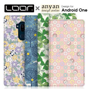 LOOF × anyan Android One S10 S9 S8 X5 ケース 手帳型 DIGNO(R) SANGA edition AndroidOne S7 S6 手帳型カバー アンドロイドワン S5 S3