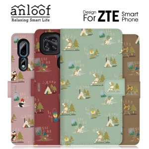 anloof ZTE Libero 5G a1 Axon 10 Pro 5G 手帳型ケース ゼットティーイー ケース Libero S10 手帳型 カバー リベロ スマホケース キャン