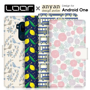 LOOF × anyan Android One S10 S9 S8 X5 ケース 手帳型 DIGNO(R) SANGA edition AndroidOne S7 S6 手帳型カバー アンドロイドワン S5 S3