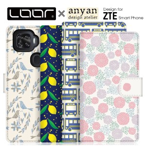 LOOF × anyan  ZTE Libero 5G a1 Axon 10 Pro 5G 手帳型ケース ゼットティーイー ケース Libero S10 手帳型 カバー リベロ スマホケース