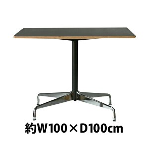 イームズ コントラクトベーステーブル コントラクトテーブル イームズテーブル アルミナムテーブル カフェテーブル W100×D100×H74 cm 