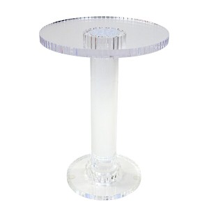 アクリルテーブル サイドテーブル 丸テーブル ミニテーブル ラウンドテーブル ナイトテーブル コーヒーテーブル クリア 無色透明 透明 イ