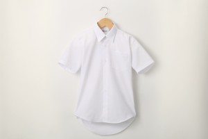 【累計販売数100万枚突破】 男子 スクールシャツ 半袖 送料無料 yシャツ ワイシャツ カッターシャツ 白 シャツ 学生シャツ 形態安定 形状