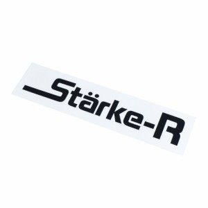 Starke-R カッティングステッカー ブラック Mサイズ STR-CS-CBK-M メール便 キャンプ アウトドア レジャー スタークアール リングスター