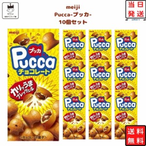 明治 プッカ チョコレート 10個セット 送料無料 お菓子 詰め合わせ 駄菓子 まとめ買い 駄菓子屋 駄菓子セット スイーツ チョコ スナック 