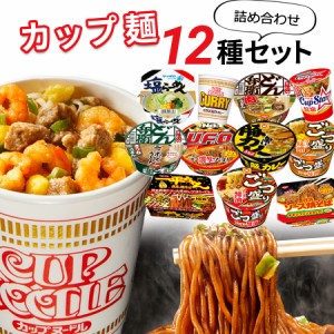 カップ麺 詰め合わせ 箱買い 福袋 12種セット カップラーメン 箱 まとめ買い 2024 送料無料 大盛り インスタントラーメン ご当地 ご当地