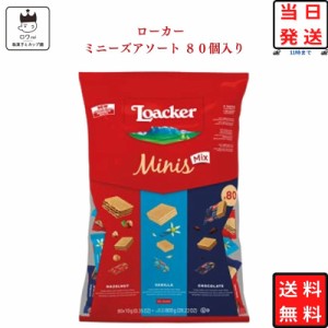 お菓子 詰め合わせ 子供 子供会 送料無料 ロアカー ローカー ウエハース 業務用 ミニーズ ミックス アソート 80個入り 駄菓子 駄菓子セッ