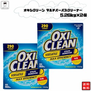 オキシクリーン コストコ 詰め替え 5.26kg 洗剤 EX 送料無料 大容量 2箱 マルチクリーナー オキシ漬け