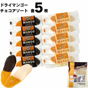 お菓子 詰め合わせ ハワイアンホースト マンゴーチョコ ドライマンゴー 駄菓子 チョコレート菓子 個包装 チョコ ホワイト ダーク 各5枚