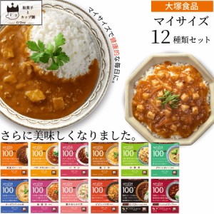 レトルト食品 詰め合わせ 常温保存 レトルト 惣菜 常温 和風 洋風 おかず 送料無料 レトルトご飯 大塚食品 マイサイズ 12種 まとめ買い 