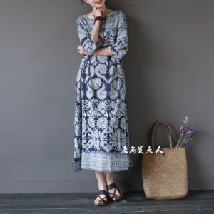 ミセス ゆったり ワンピース ロングの通販 Au Pay マーケット