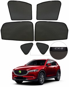 MAZDA マツダ 新型 CX-5 KF メッシュ サンシェード 断熱 遮光 日除け 強力 マグネット式 6枚セット