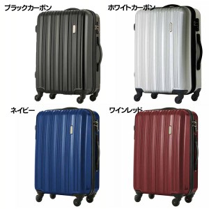 4輪ハードZIPキャリー 58L 5096-58 T&S 全5色 スーツケース キャリーバッグ 4輪 トラベル 鏡面仕上げ 旅行 TSAロック 軽量 ティーアンド