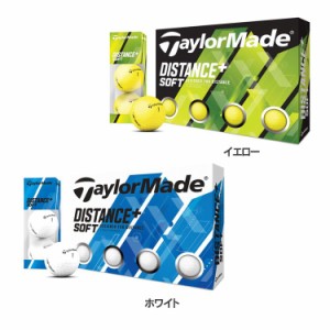 テーラーメイド ゴルフボール DISTANCE+SOFT 12球入り M7185601 ゴルフ GOLF ゴルフ用品 Taylor Made Golf テーラーメイド ゴルフボール