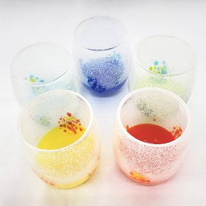 琉球 ガラス グラス 冷茶グラス コップ カップ 沖縄 お土産 泡花見グラス