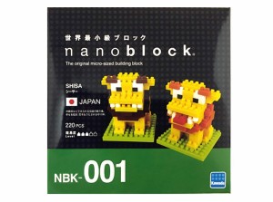 nanoblock ナノブロック SHISA シーサー 220PCS ブロック おもちゃ 教育玩具 マイクロサイズ  ナノブロック 沖縄限定 シーサー NBK-001