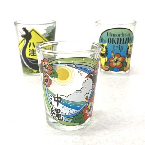 沖縄 お土産 ショットグラス ウイスキー ウォッカ テキーラ アルコール ストレート うちなーショットグラス