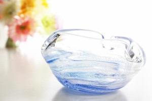 琉球ガラス 誕生日 プレゼント 男性 女性 沖縄 お土産 ギフト 灰皿 渦潮モール三角灰皿