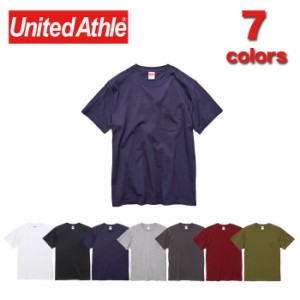 United Athle ユナイテッドアスレ 500601 5.6オンス ハイクオリティー Tシャツ ポケット付 | 3色 半袖 4サイズ ユニセックス メンズ レデ