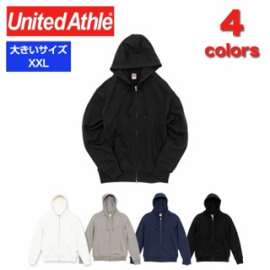 United Athle ユナイテッドアスレ 576701 スウェット フルジップ パーカ 大きいサイズ | 12.7オンス ヘヴィーウェイト 裏パイル 4色 4サ