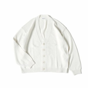 ORCIVAL オーシバル / Vネックカーディガン MEN - White コットンヘンプ ホワイト メンズ #OR-D0050 CHP