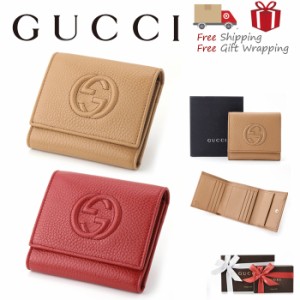 GUCCI グッチ SOHO コンパクトl三つ折り財布 598207  新品 ギフト プレゼント プレゼント ギフト 贈り物 無料 ラッピング 包装