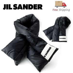 JILSANDER ジルサンダー ダウンマフラー ブラック J40TE0116 新品 本物保証