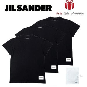 JILSANDER ジルサンダー 裾ロゴ Tシャツ3枚セット J47GC0001  新品 本物保証 無料 ギフト ギフトラッピング