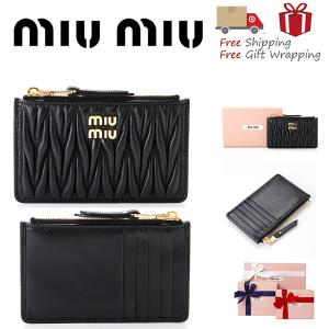 miu ミュウミュウ （MIUMIU） マテラッセレザー カードケース