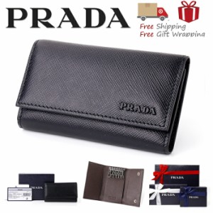 PRADA プラダ  キーケース  6連キーケース 2PG222 キーケース 新品 ギフト プレゼント プレゼント ギフト 贈り物 無料 ラッピング 包装